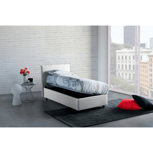 Cama de solteiro de tecido Cama de solteiro de tecido