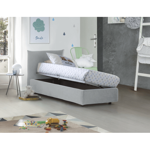 Cama de solteiro de tecido Cama de solteiro de tecido