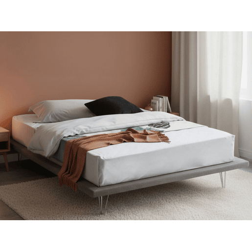 Cama de casal de tecido Cama de casal de tecido