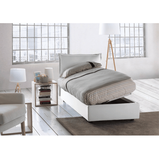Cama de solteiro de tecido