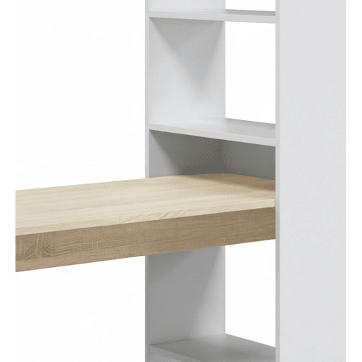 Mesa com efeito de madeira