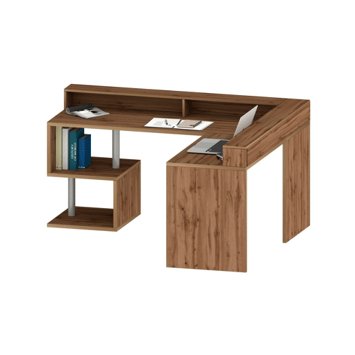 Mesa com efeito de madeira