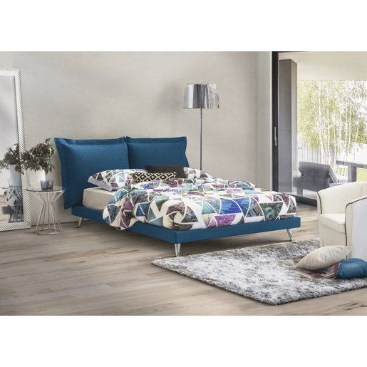 Cama de casal de tecido Cama de casal de tecido