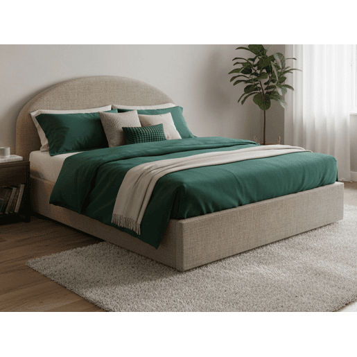 Cama de casal de tecido