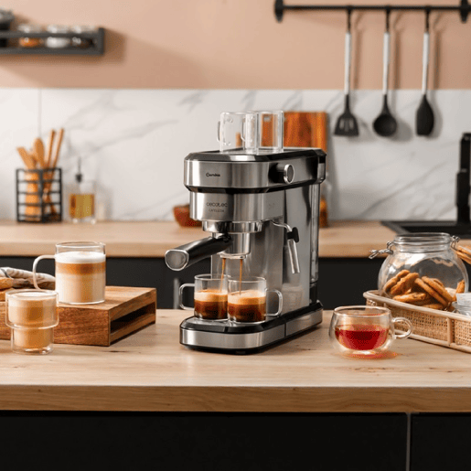 Cecotec Máquina de café expresso com 20 bar, ThermoBlock, vaporizador e adequado para cápsulas de alumínio. Cecotec Máquina de café expresso com 20 bar, ThermoBlock, vaporizador e adequado para cápsulas de alumínio.