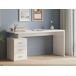 Mesa com efeito de madeira 160x60 Mesa com efeito de madeira 160x60 Blanco