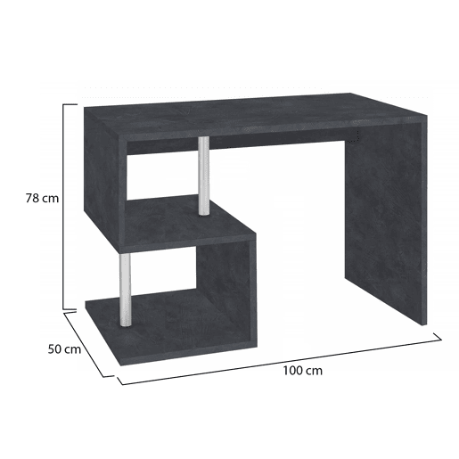 Mesa com efeito de madeira