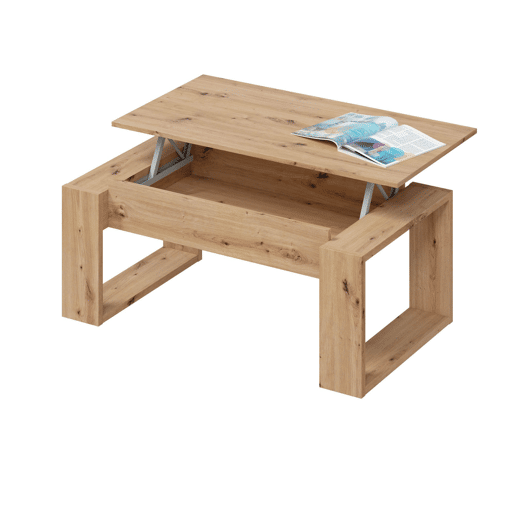 Mesa de centro com efeito madeira