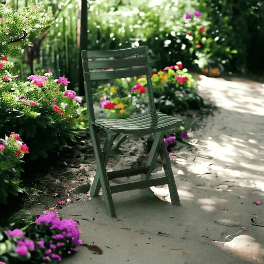 Cadeiras de jardim em PVC