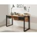 Mesa com efeito de madeira Mesa com efeito de madeira Negro/ Madera