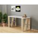 Mesa com efeito de madeira 140x60 Mesa com efeito de madeira 140x60 Blanco/ Madera