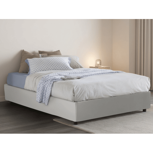 Cama quadrada e meia de tecido