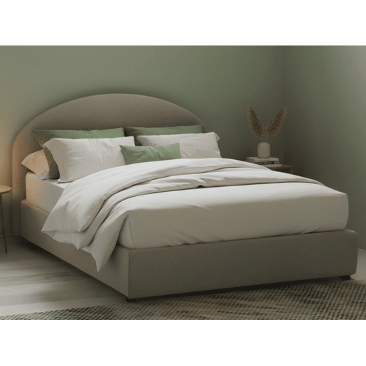 Cama quadrada e meia de tecido