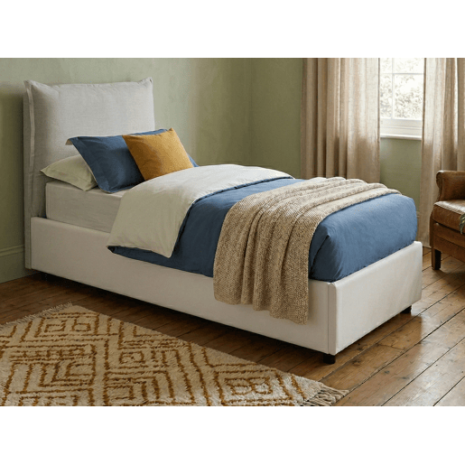 Cama de solteiro de tecido