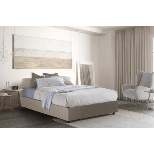 Cama quadrada e meia de tecido Cama quadrada e meia de tecido