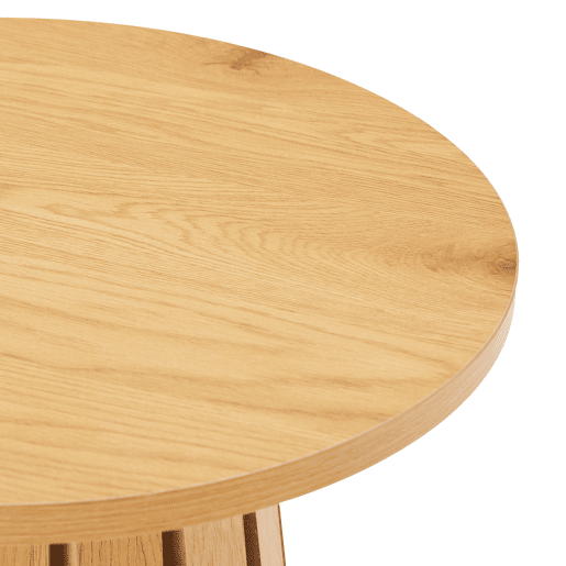 Mesa auxiliar redonda estilo escandinavo de madera LIV Mesa auxiliar redonda estilo escandinavo de madera LIV