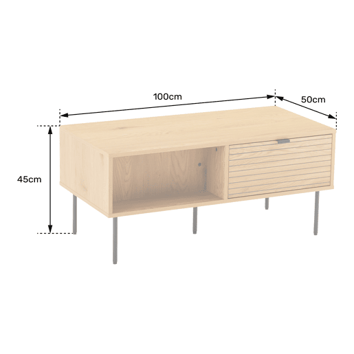 Mesa de centro con cajones STINNA Mesa de centro con cajones STINNA