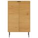 Aparador de madera de 2 puertas Aparador de madera de 2 puertas Marrón