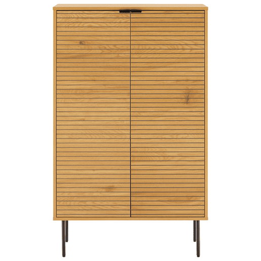 Aparador de madera de 2 puertas 80cm STINNA Aparador de madera de 2 puertas 80cm STINNA