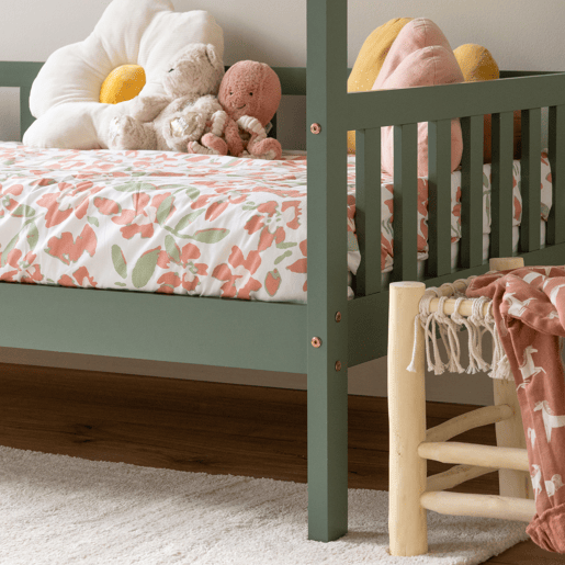 Cama cabaña infantil 190x90cm verde MARCEAU Cama cabaña infantil 190x90cm verde MARCEAU
