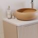 Conjunto de muebles con doble lavabo 4 puertas y columna Riva Conjunto de muebles con doble lavabo 4 puertas y columna Riva Beige