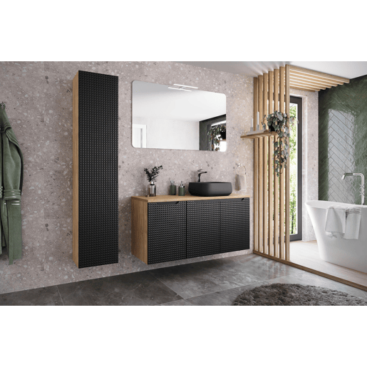 Armário Alto LUXOR HC35 1D 35x33x170 Preto