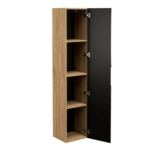 Armário Alto LUXOR HC35 1D 35x33x170 Preto