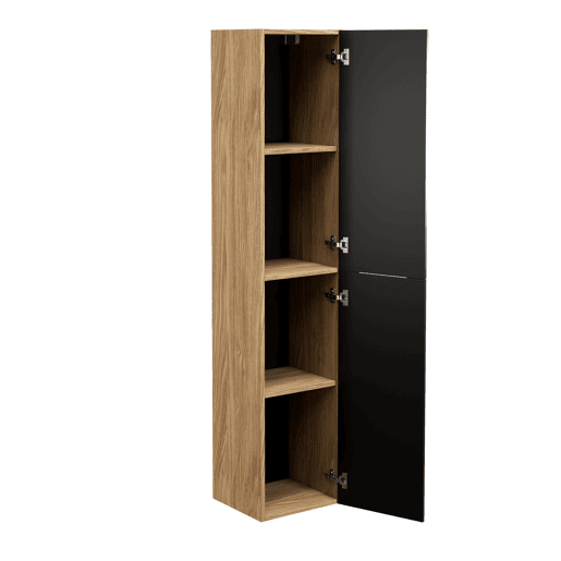 Armário Alto LUXOR HC40 2D 40x33x170 Preto