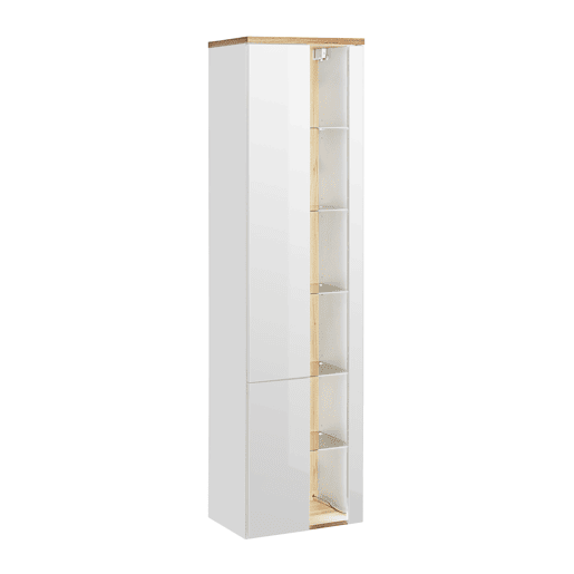 Armário Alto BAHAMA HC45 2D 45x33x170 Branco