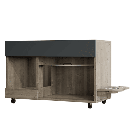 Max Home Prateleira de madeira 4 prateleiras 60x28x126 cm Max Home Prateleira de madeira 4 prateleiras 60x28x126 cm