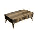Mesa de centro com efeito madeira