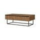 Mesa de centro com efeito madeira