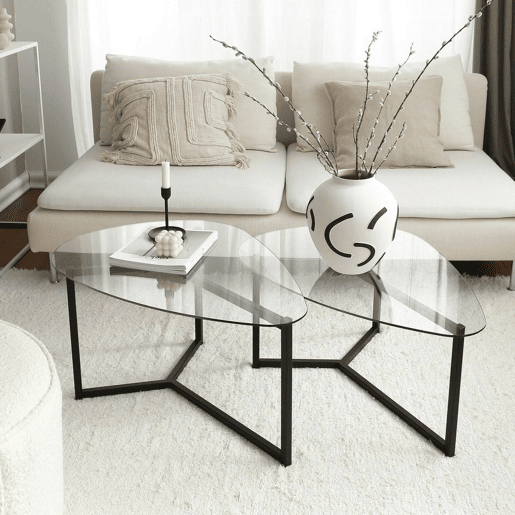 Mesa de Centro Modular Multifuncional em Metal