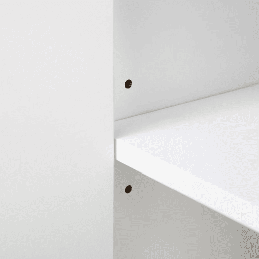 HOMCOM Aparador de Cozinha Moderno com 3 Portas Prateleiras Ajustáveis u200Bu200Be Suporte para TV com Fecho suave 120x35x85 cm Branco