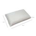Juego de 4 Cojín en Memory Foam Juego de 4 Cojín en Memory Foam Blanco