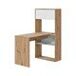 Mesa com efeito de madeira Mesa com efeito de madeira Blanco/ Madera