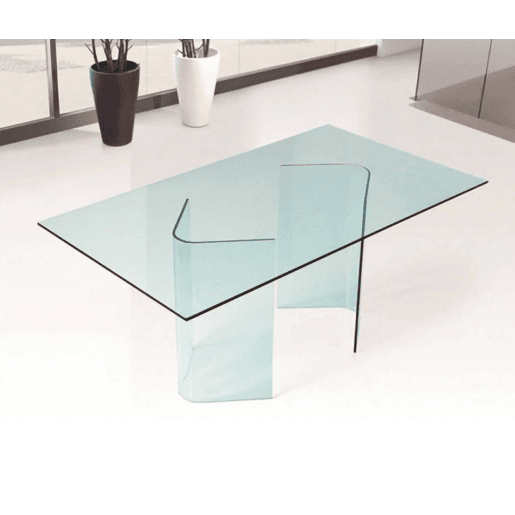 Mesa de jantar de vidro Mesa de jantar de vidro