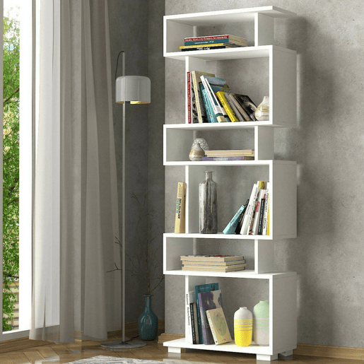 Estante de livros com efeito madeira Estante de livros com efeito madeira