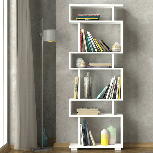 Estante de livros com efeito madeira Estante de livros com efeito madeira