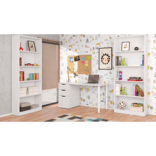 Estante de livros com efeito madeira Estante de livros com efeito madeira