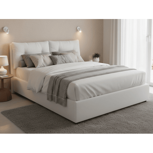 Cama de casal de tecido Cama de casal de tecido