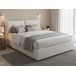 Cama de casal de tecido 175x205 Cama de casal de tecido 175x205 Blanco