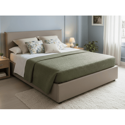 Cama de casal de tecido