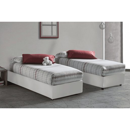 Cama de solteiro de tecido Cama de solteiro de tecido