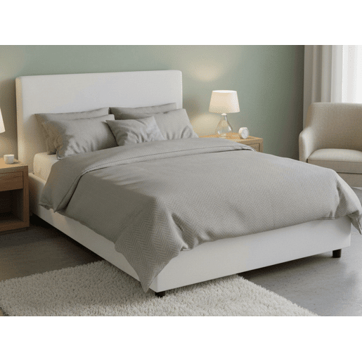 Cama quadrada e meia de tecido Cama quadrada e meia de tecido
