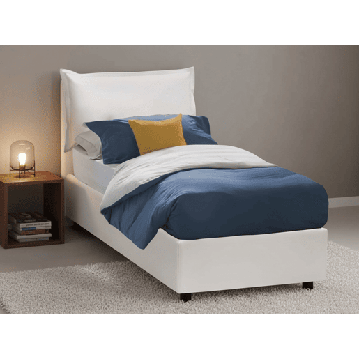 Cama de solteiro de tecido