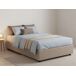 Cama quadrada e meia de tecido 135x205 Cama quadrada e meia de tecido 135x205 Gris