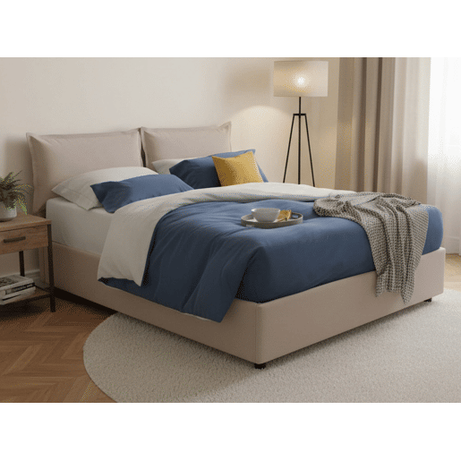 Cama de casal de tecido