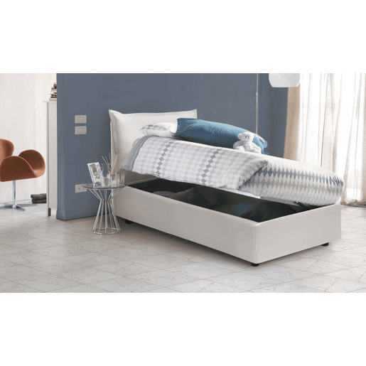 Cama de solteiro de tecido Cama de solteiro de tecido