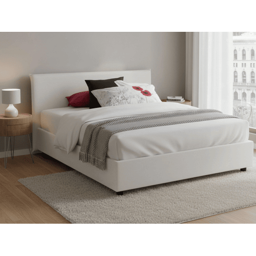 Cama de casal de tecido Cama de casal de tecido